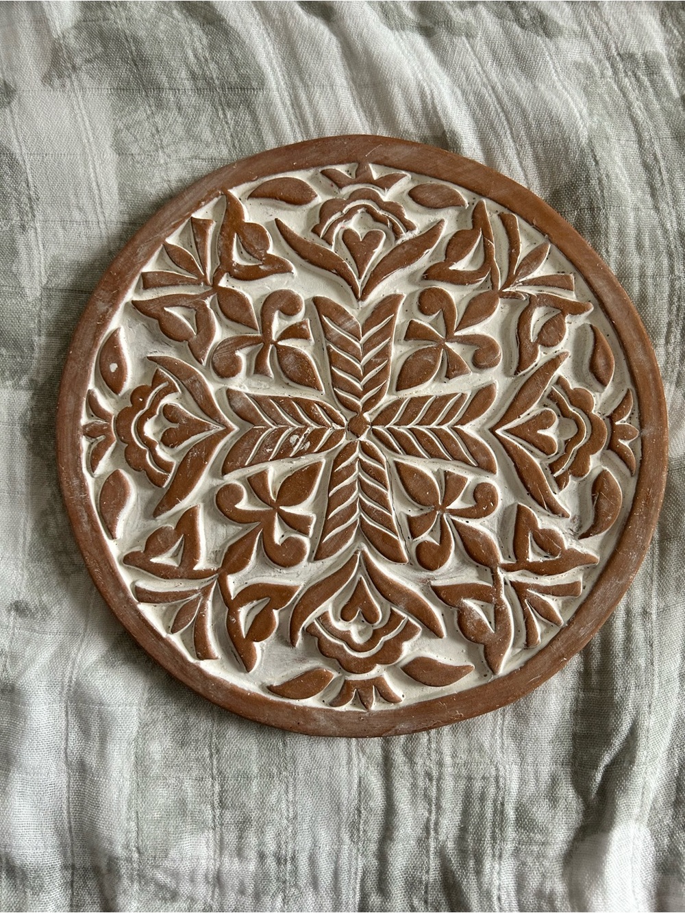 Pottery Trivet/Cheeseboard